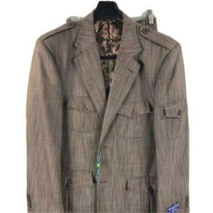 Blu Martini Men's Suit Brown 2 Piece Size 38R